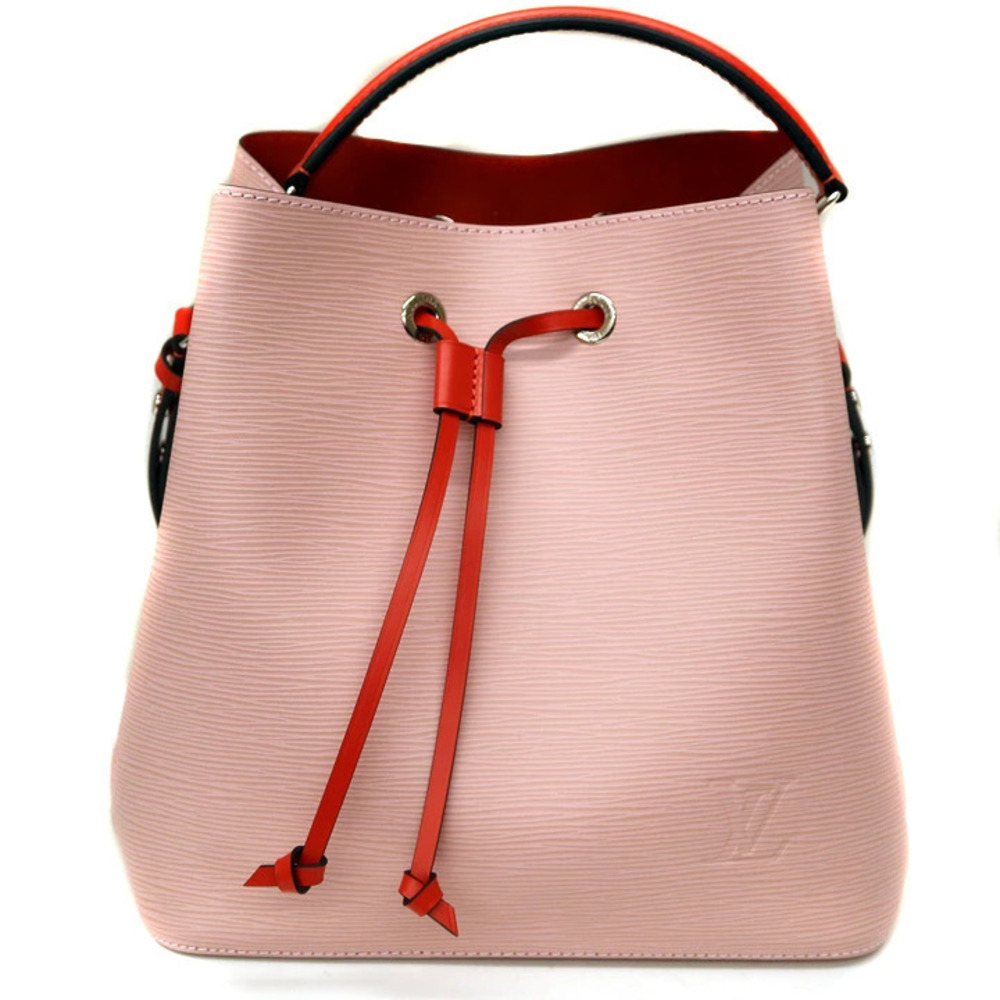 LOUIS VUITTON Neo Noe Shoulder Bag Epi Leather Rose Ballerine Pink LV